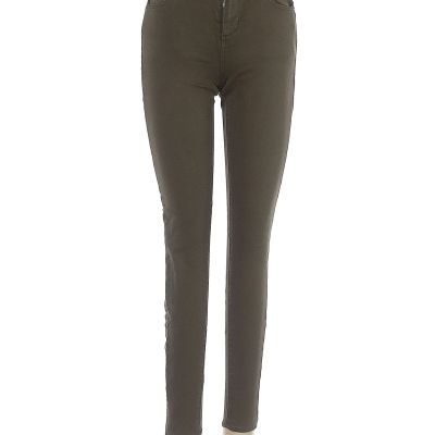 Topshop Women Green Jeggings 26W